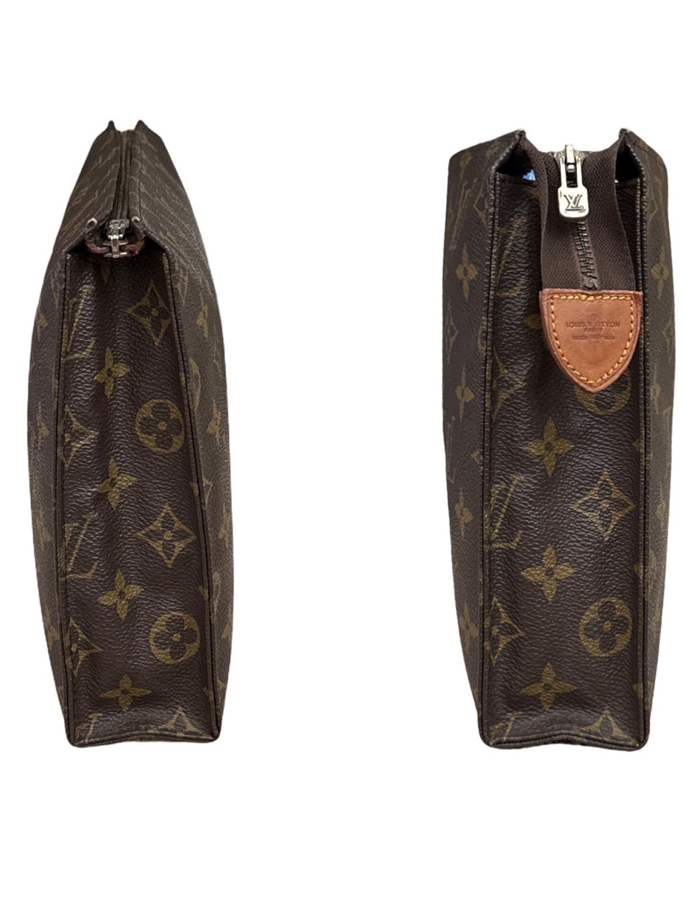 Louis Vuitton Monogram Canvas Toiletry in Brown and Tan Crossbody Shoulder Bag - Picture 13 of 15